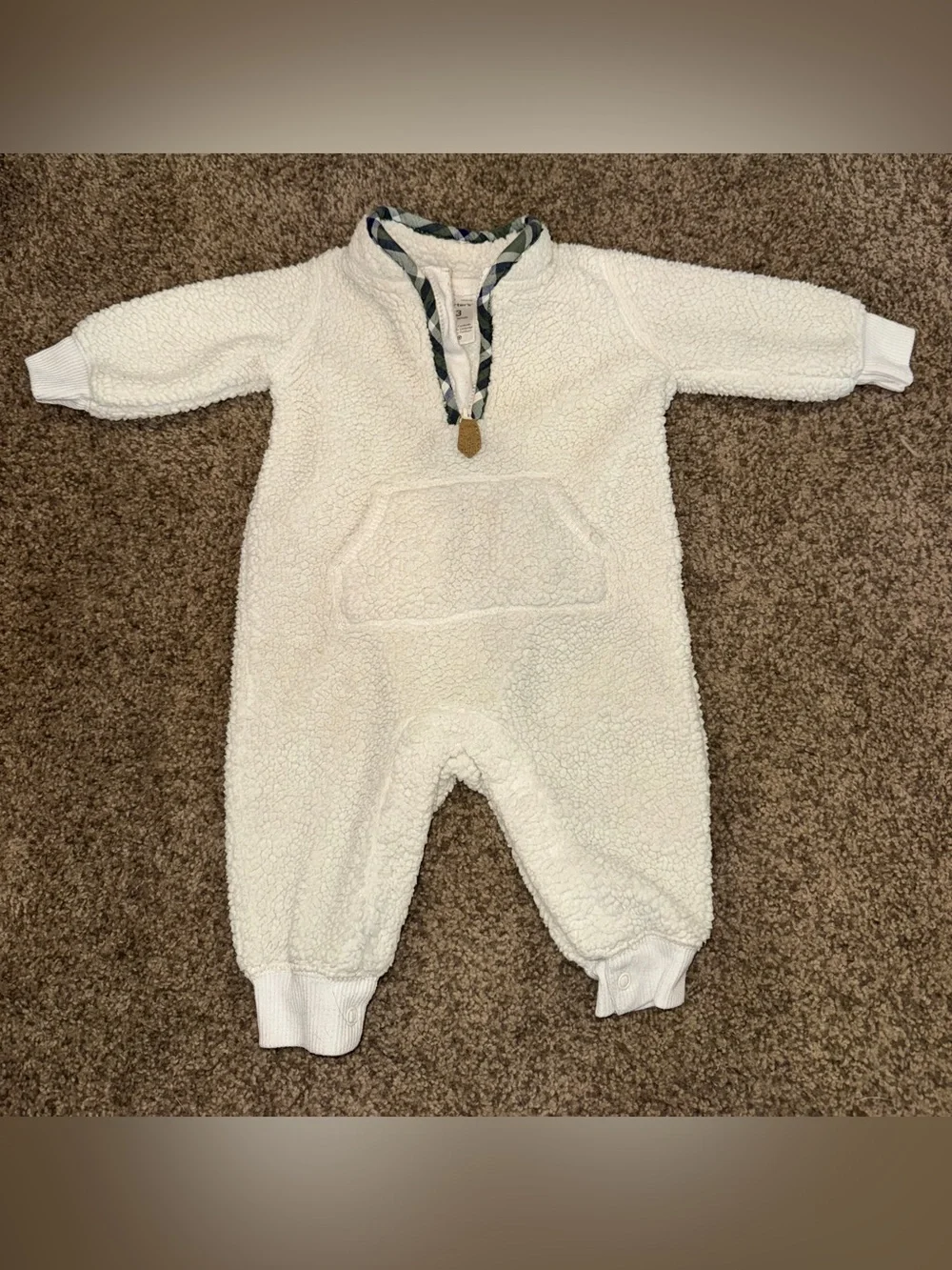 Carters Fleece Unisex Bodysuit